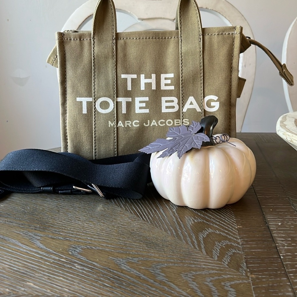 Marc Jacobs Olive Green Tote Bag